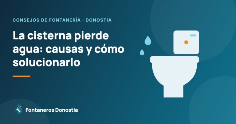 La cisterna pierde agua: causas y cómo solucionarlo